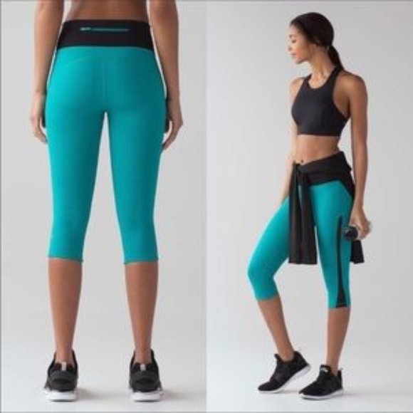 lululemon athletica Pants - NWT Lululemon Smooth Stride Crop Leggings (6)